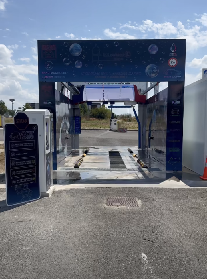 Nouvelle installation d’un robot 360° Wash chez E. Leclerc Blaye (33)