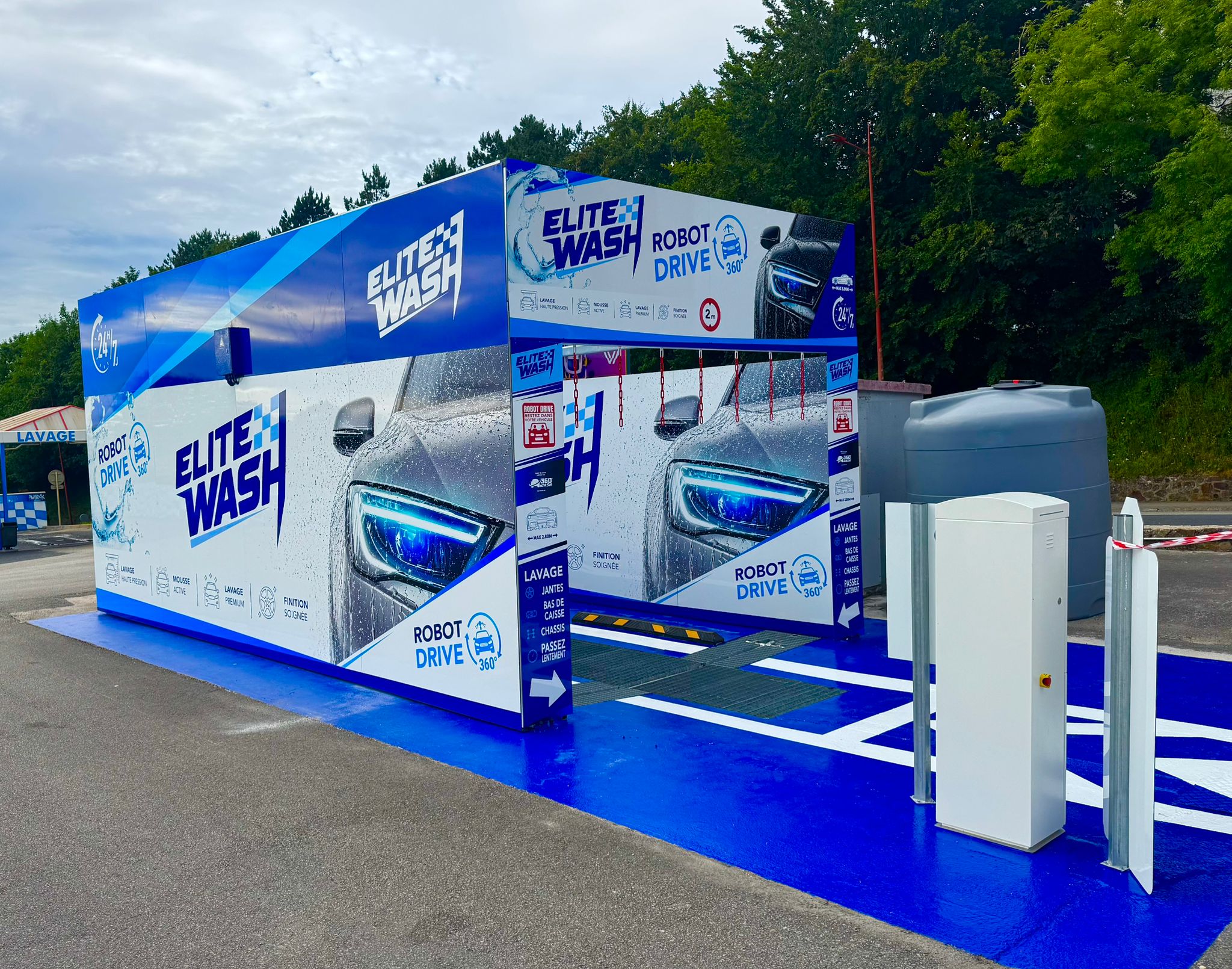 Nouvelle installation d’un robot 360° Wash chez Elite Wash à La Glacerie (50)